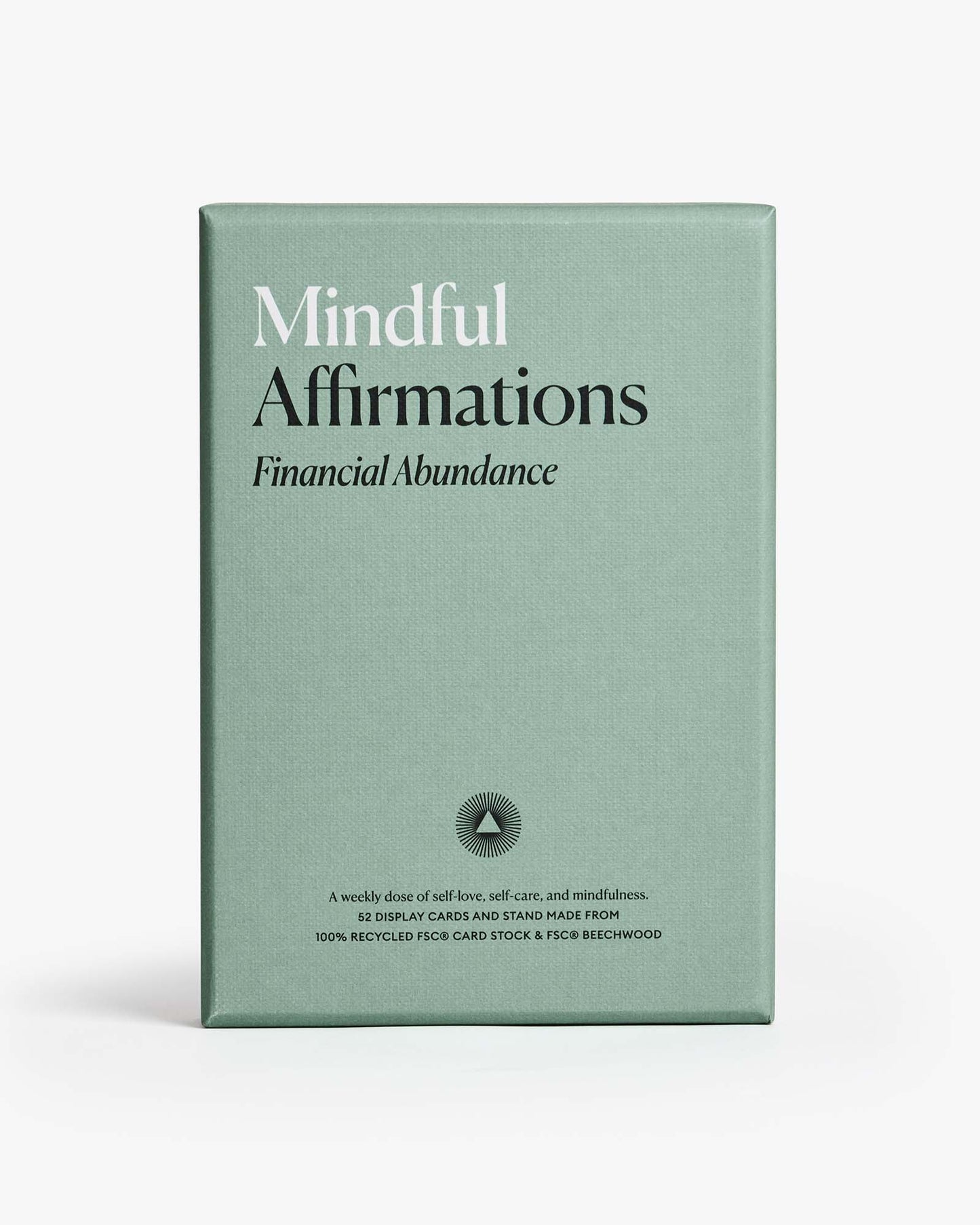 Mindful Affirmations Financial Abundance, Display Cards Gift
