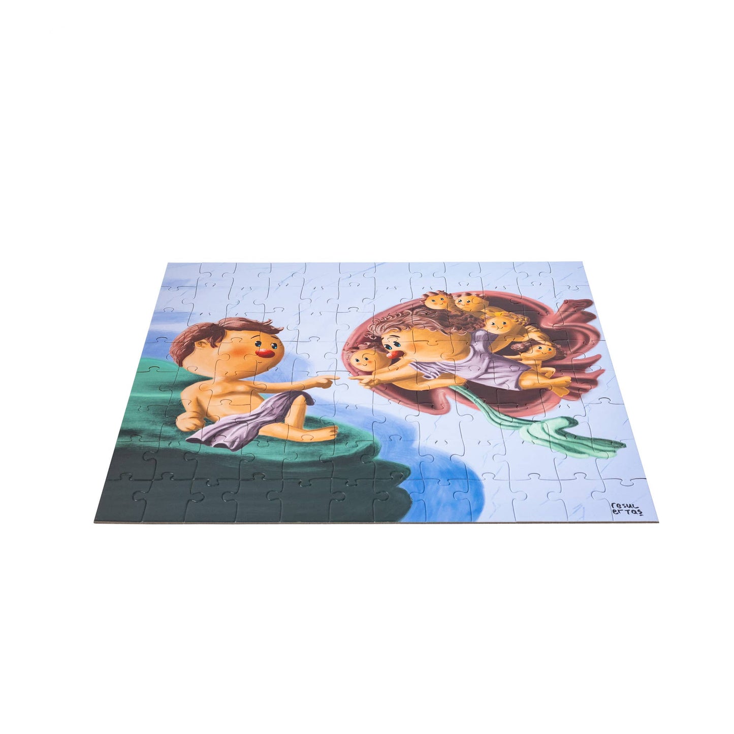 Puzzle - Michelangelo - Creation Adam - 96 pcs - Museum Kidz