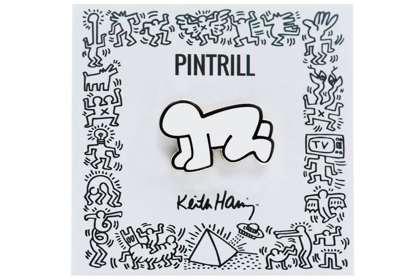 Keith Haring - Radiant Baby Pin
