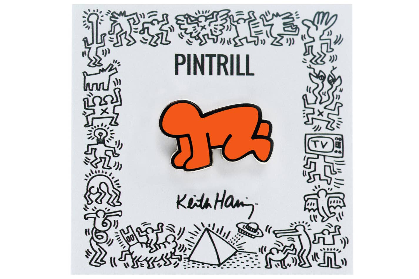 Keith Haring - Radiant Baby Pin
