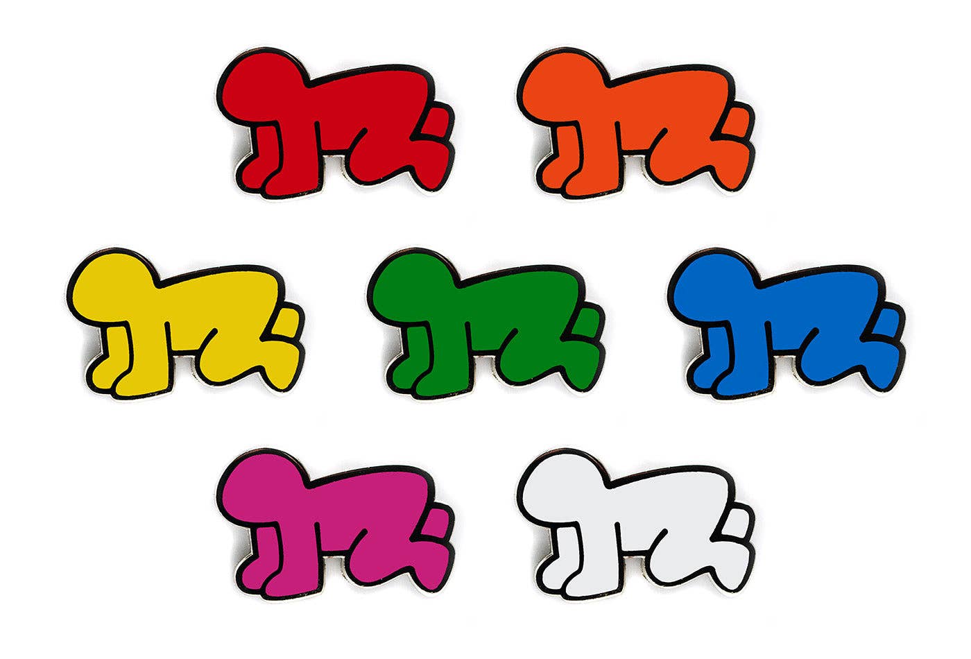Keith Haring - Radiant Baby Pin