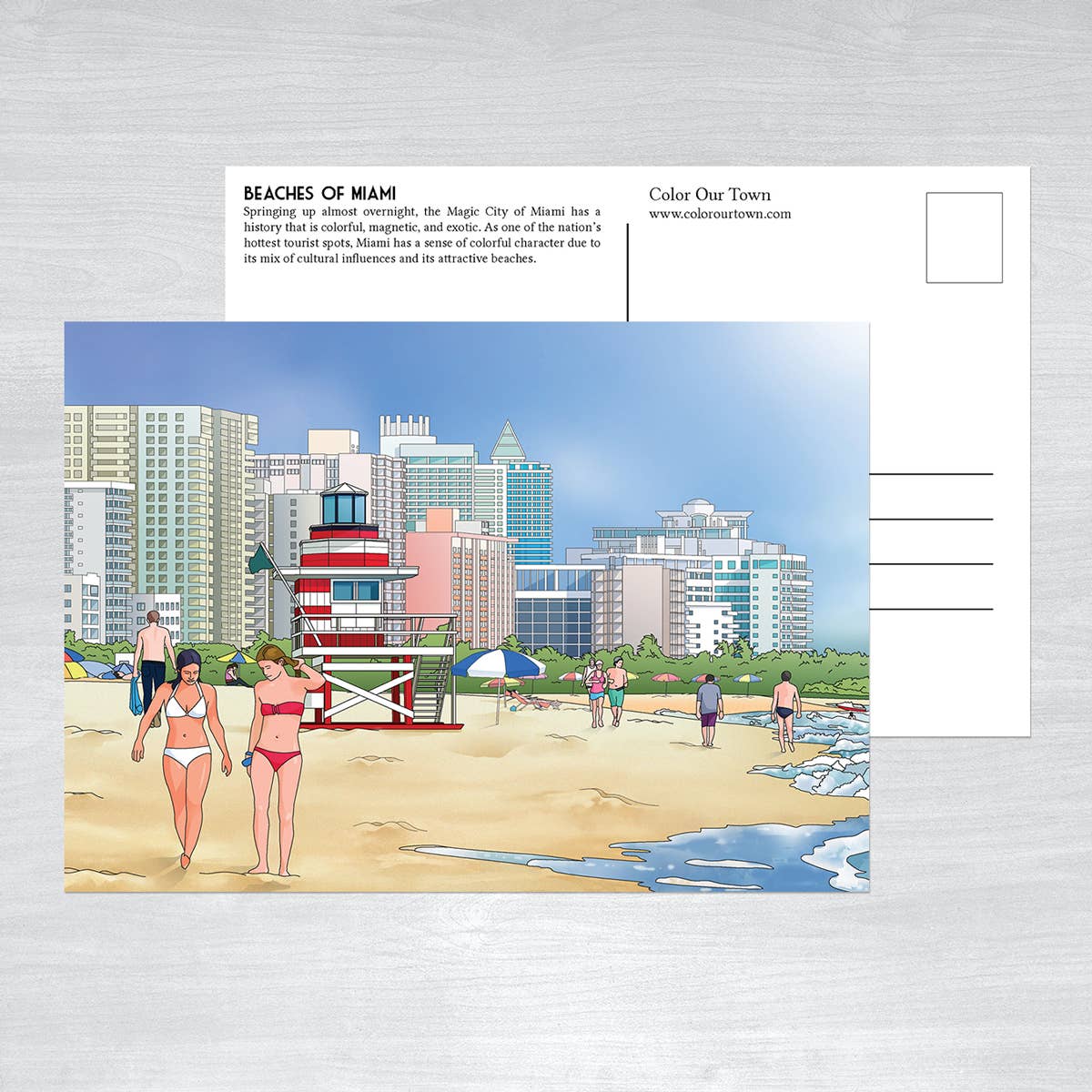 Miami Postcards - Set of 10 unique designs
