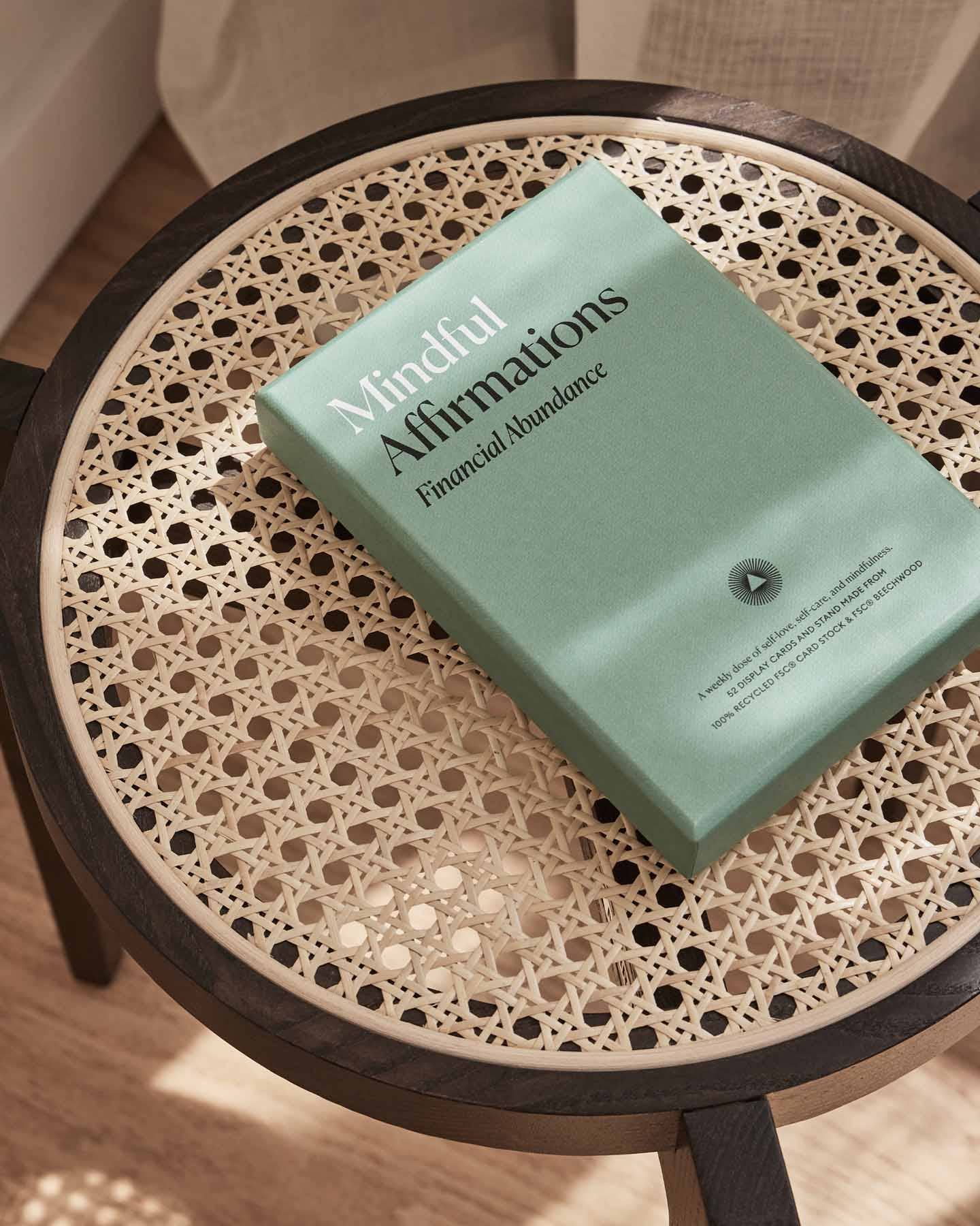 Mindful Affirmations Financial Abundance, Display Cards Gift