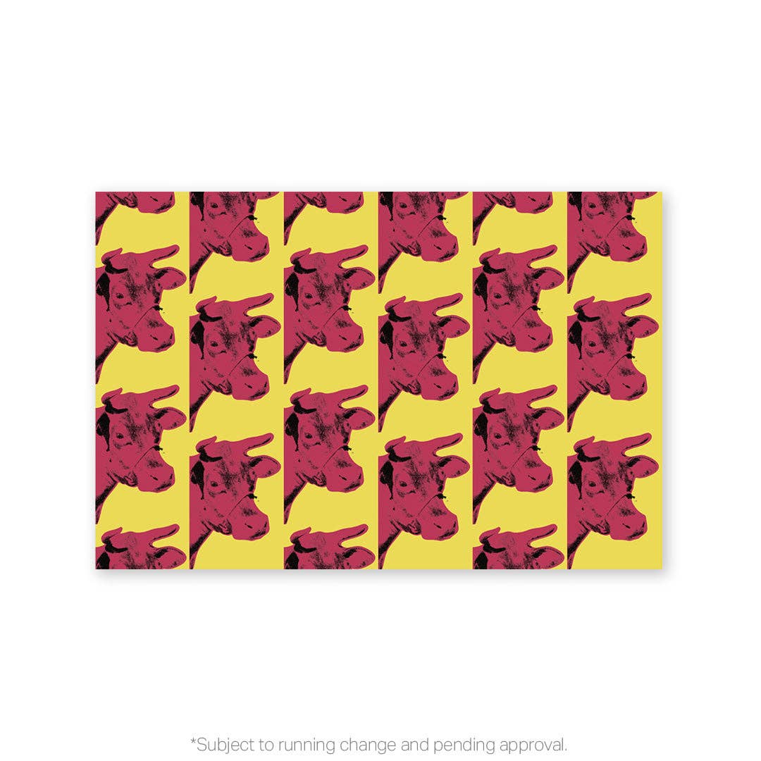 Warhol Cows Print Acrylic Magnet