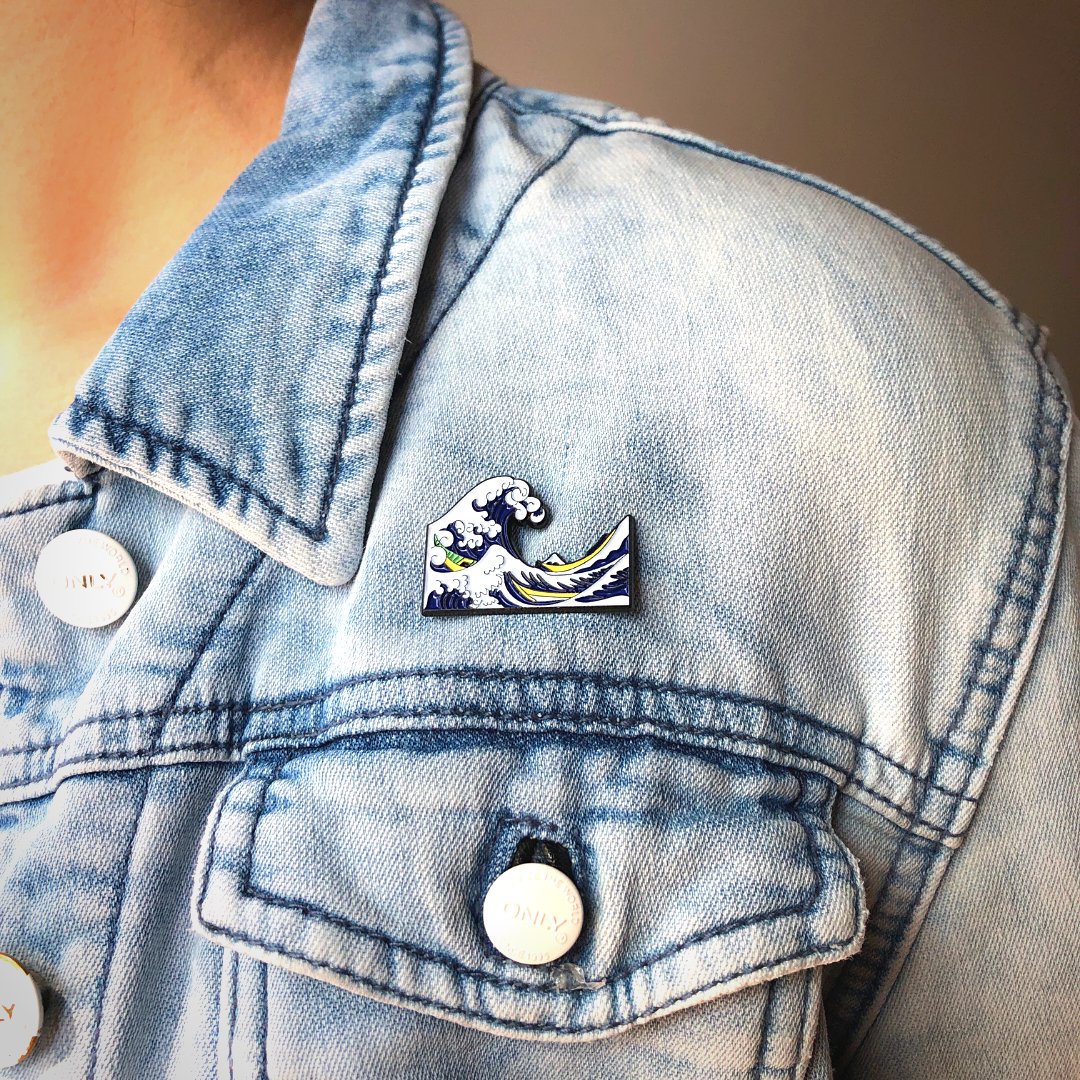 Pin - Great Wave - Hokusai
