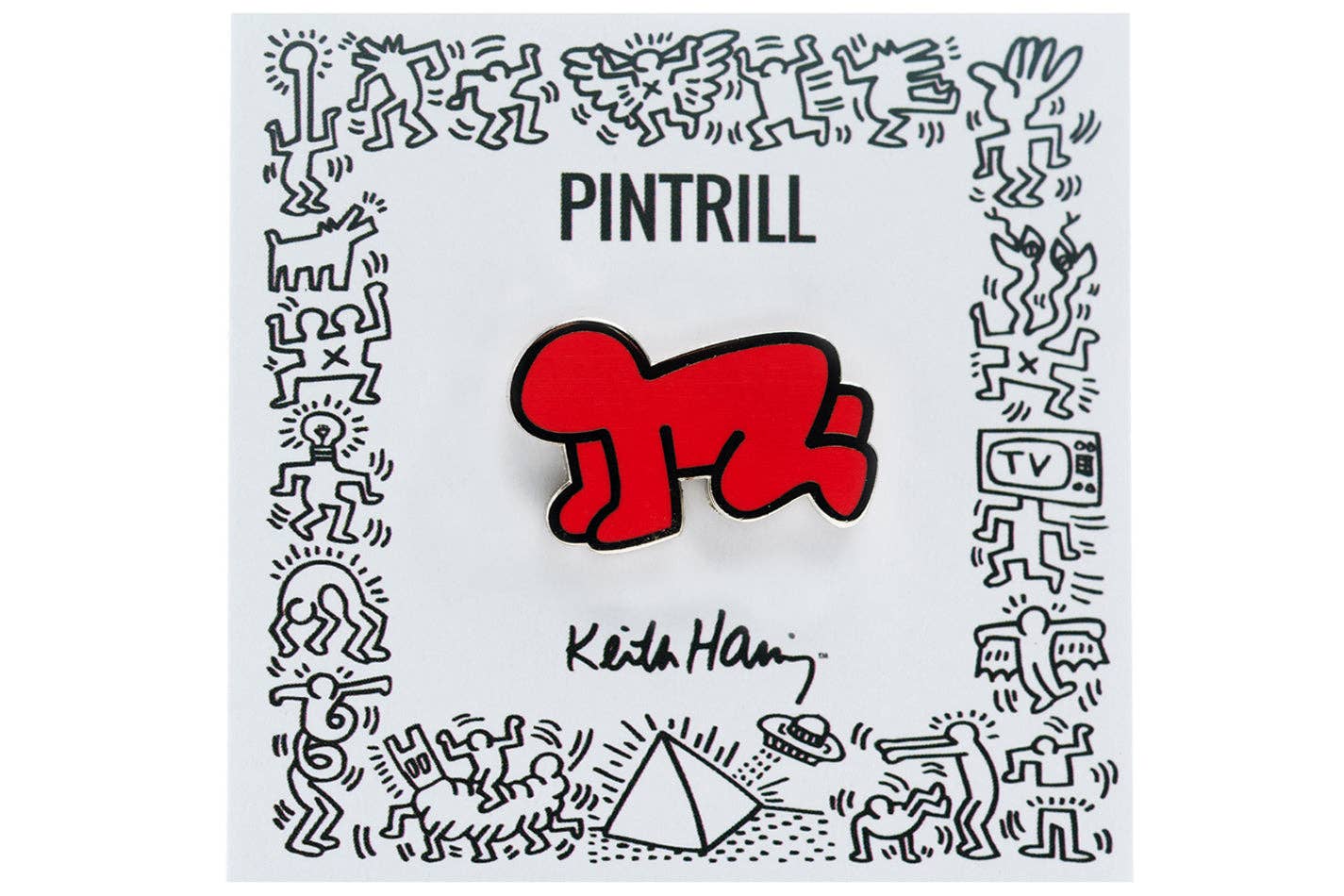 Keith Haring - Radiant Baby Pin