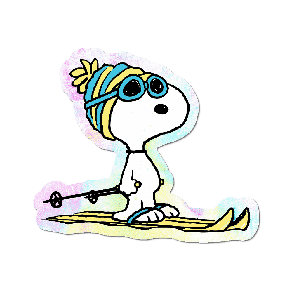 Skier Snoopy (Winter) - Die-Cut Sticker