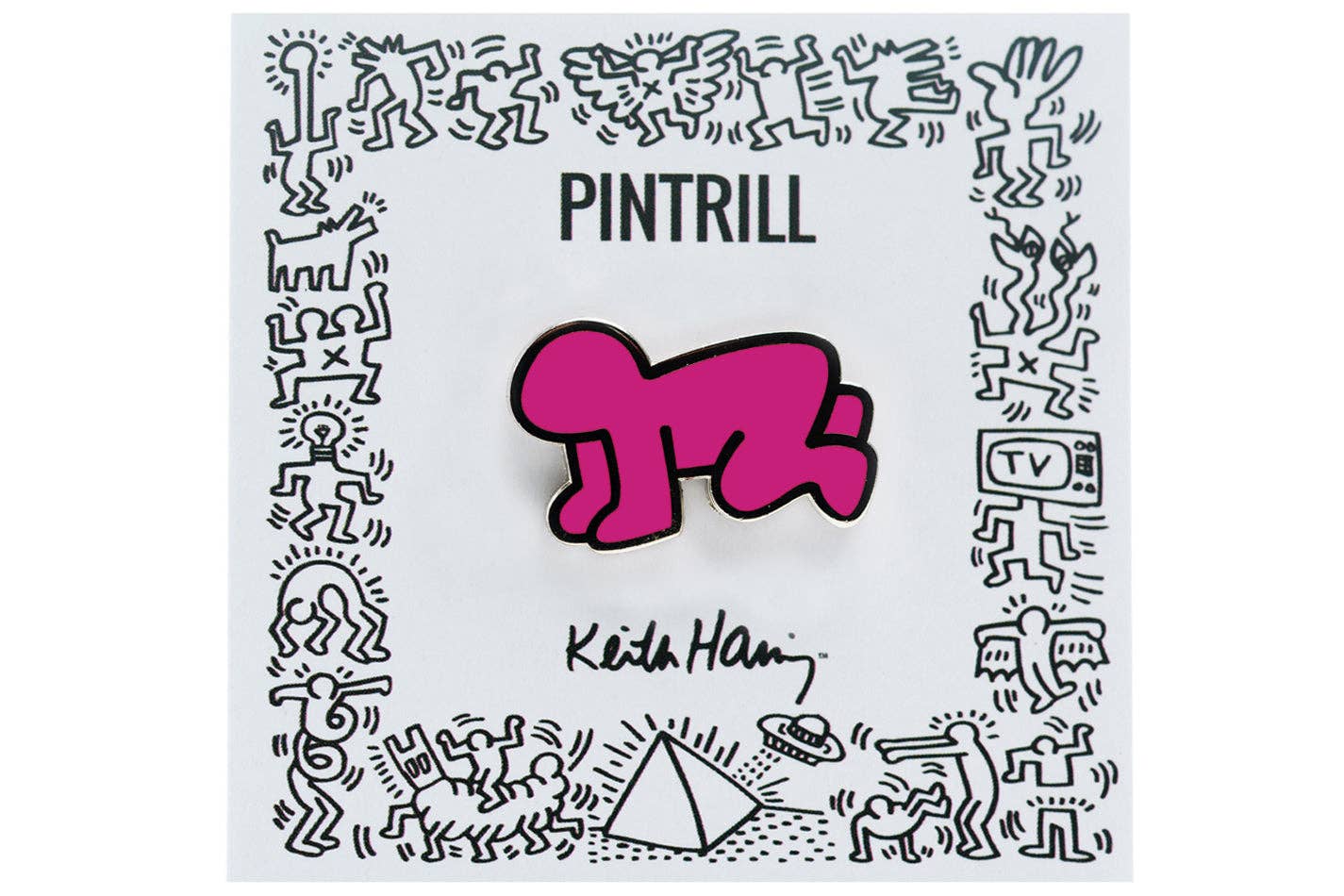 Keith Haring - Radiant Baby Pin