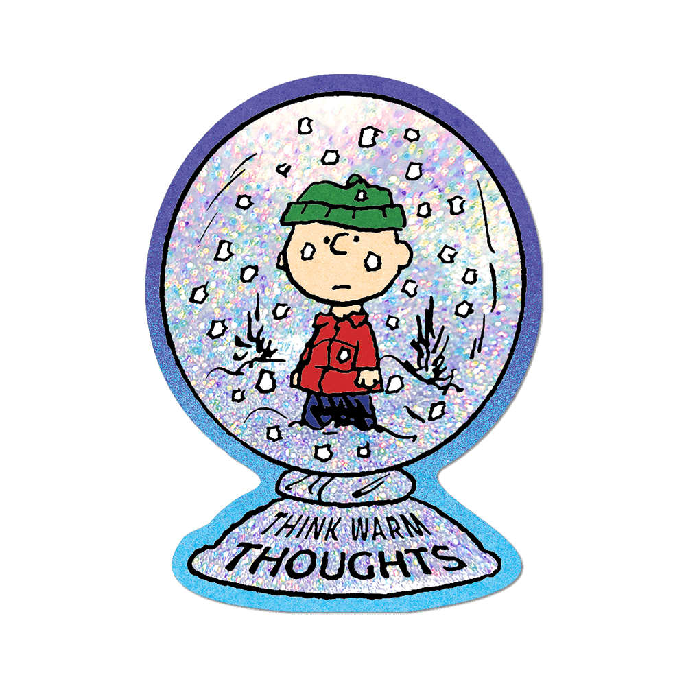 Think Warm Thoughts for the Holidays - Die-Cut Sticker