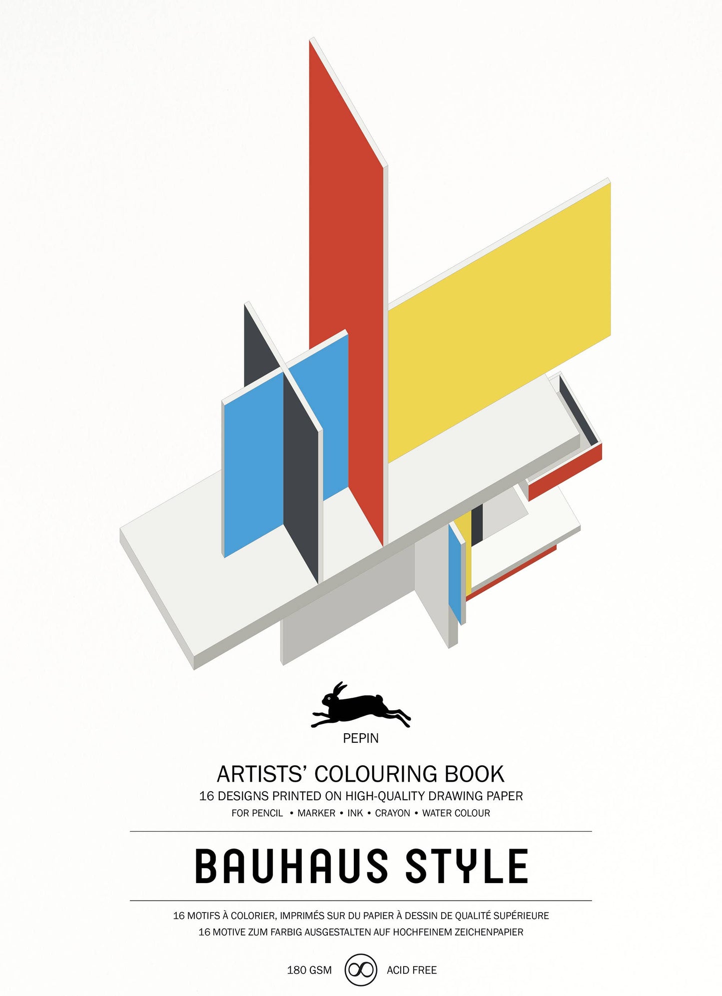 Bauhaus Style Artists' Colouring Book