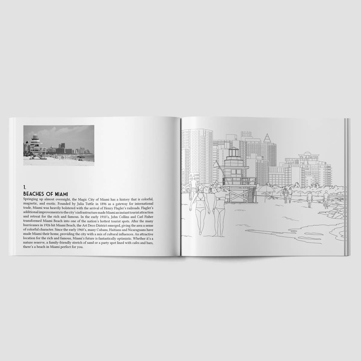 Color Miami Second Edition coloring book