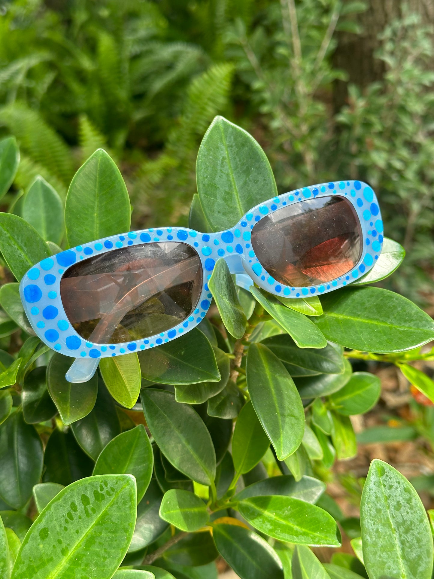 Sunglasses by Rebecca Reed, Two-Tone Custom hand painted