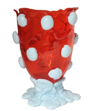 Corsi - Nugget Vase - Red, Pastel Blue - S