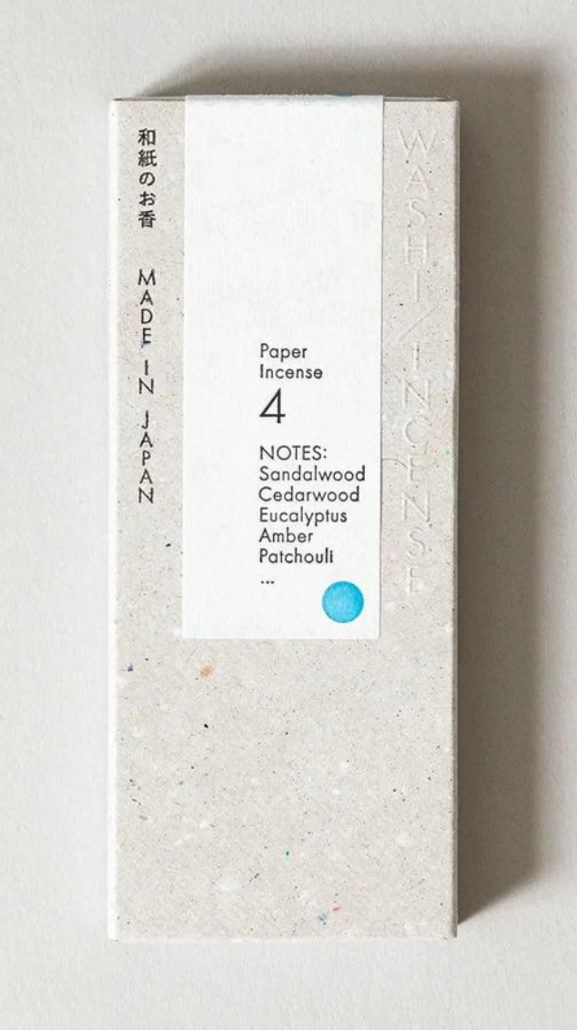 Washi Paper Incense Strips, Mellow Grove #4