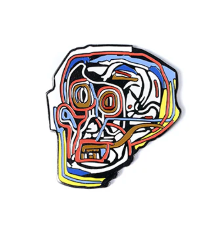 Mask Pin - JEAN-MICHEL BASQUIAT -  PINTRILL