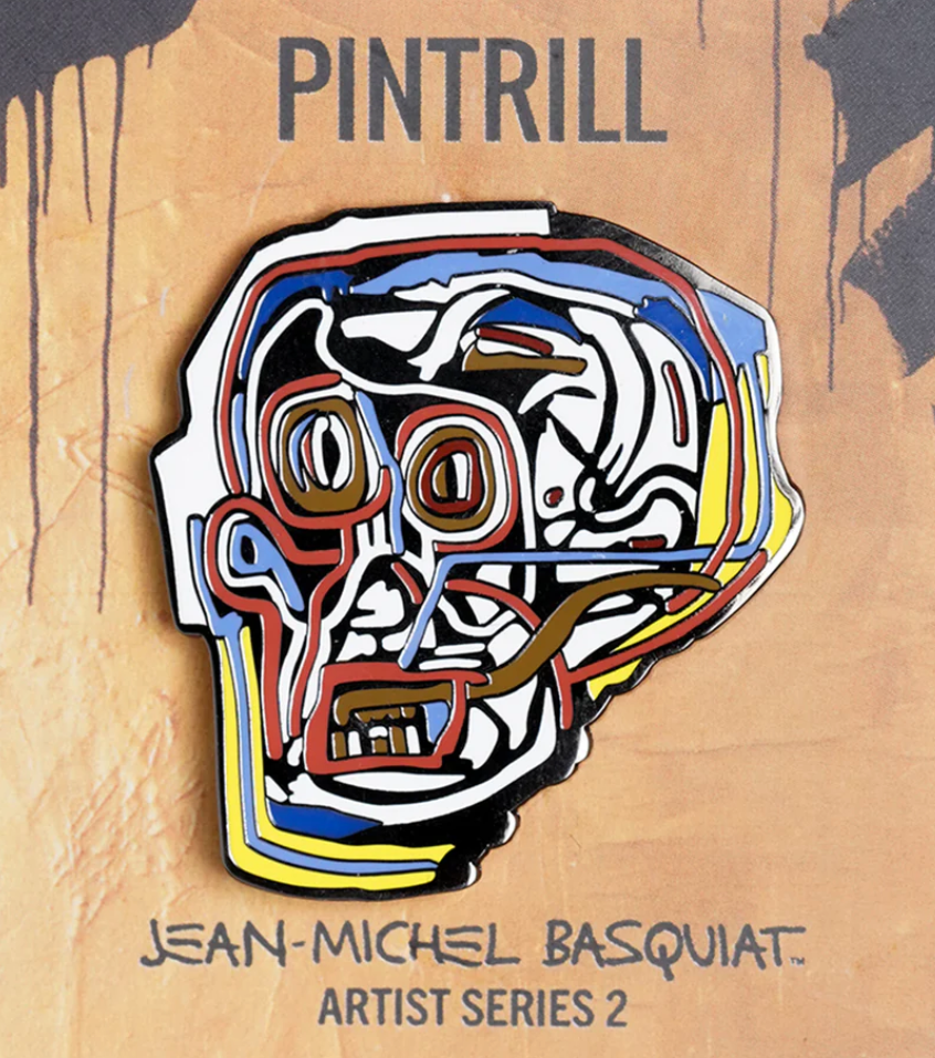 Mask Pin - JEAN-MICHEL BASQUIAT -  PINTRILL