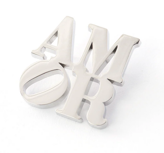 AMOR- silver - ROBERT INDIANA - PINTRILL