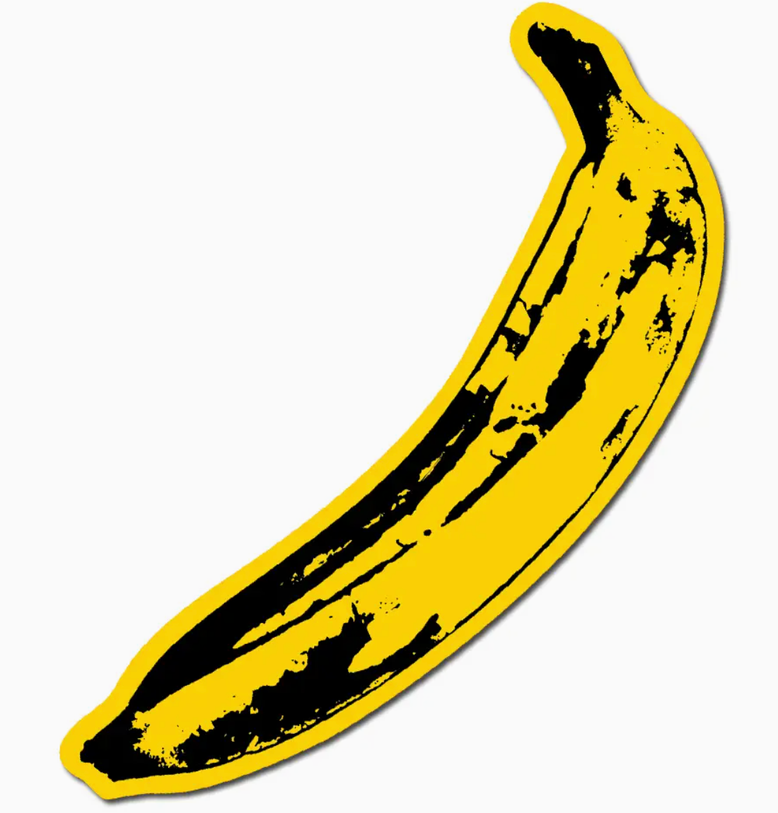 Big Banana by Andy Warhol - Die-Cut Sticker