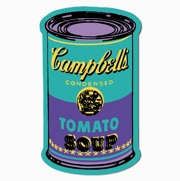 60s Silkscreen by Andy Warhol - Sticker Pack of 3