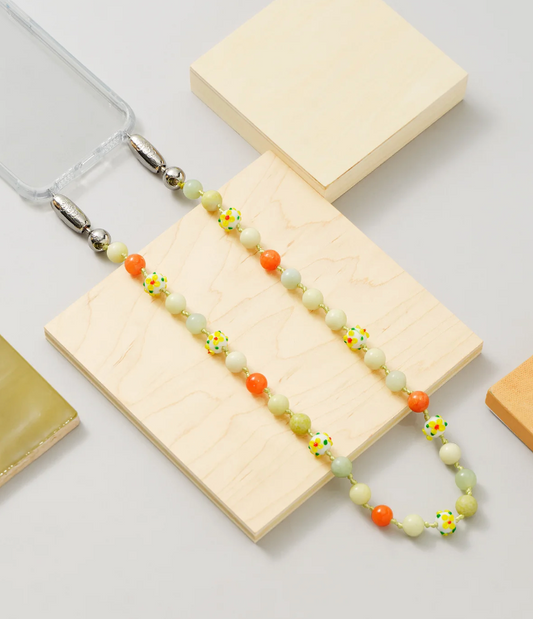 Ossa Floral Gemstone Shoulder Length