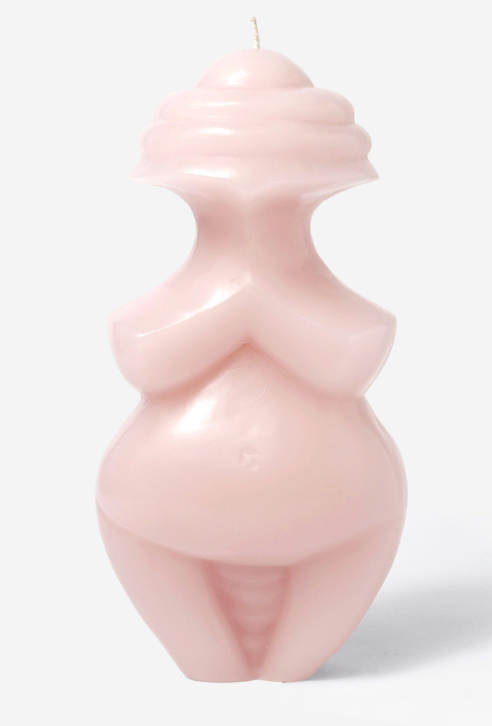 A Goddess Glow Candle by Judy Chicago