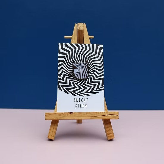 Bricat Riley Cat Artist Pin