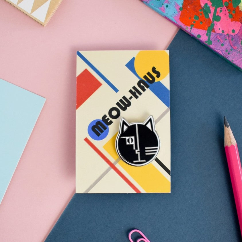 Meowhaus Cat Artist Pin
