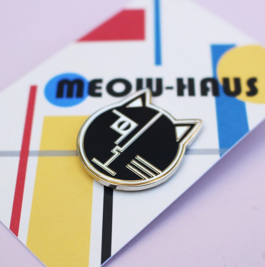 Meowhaus Cat Artist Pin