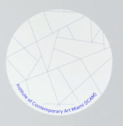ICA Miami Sticker - White Design