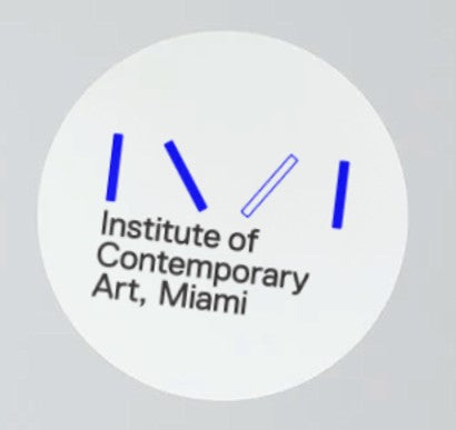 ICA Miami Sticker - White