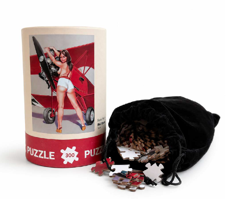 Cylinder Box Puzzles - American Beauty - Mel Ramos
