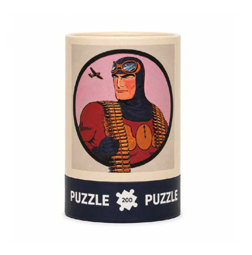 Cylinder Box Puzzles - Captain Midnight - Mel Ramos