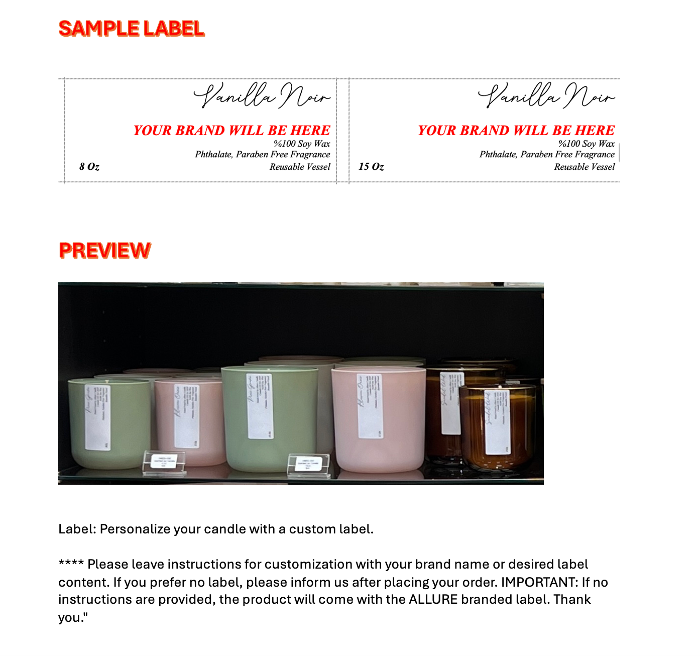 Jar Candles - Tailored to Your Taste