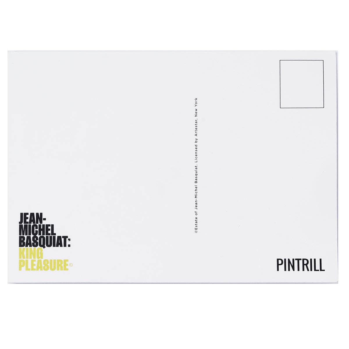JEAN-MICHEL BASQUIAT - TM Postcard and Pin