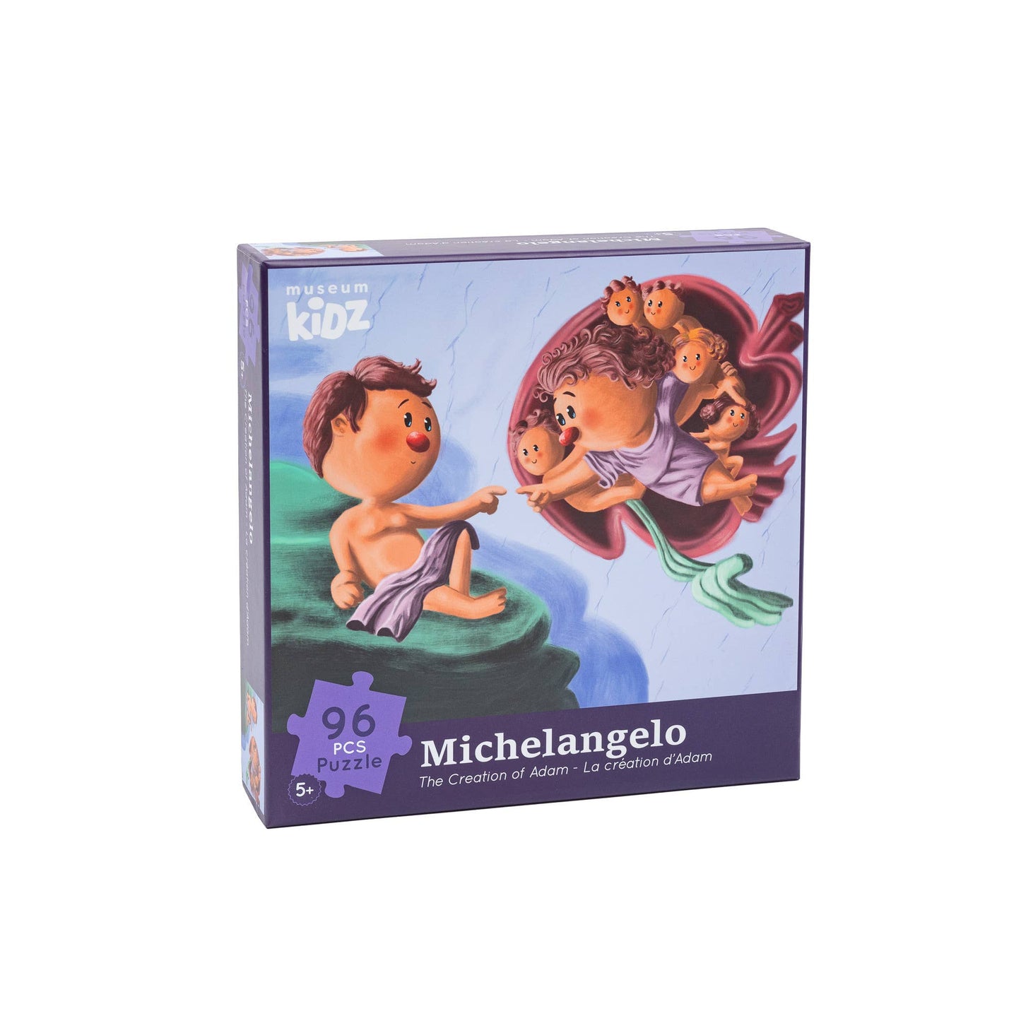 Puzzle - Michelangelo - Creation Adam - 96 pcs - Museum Kidz