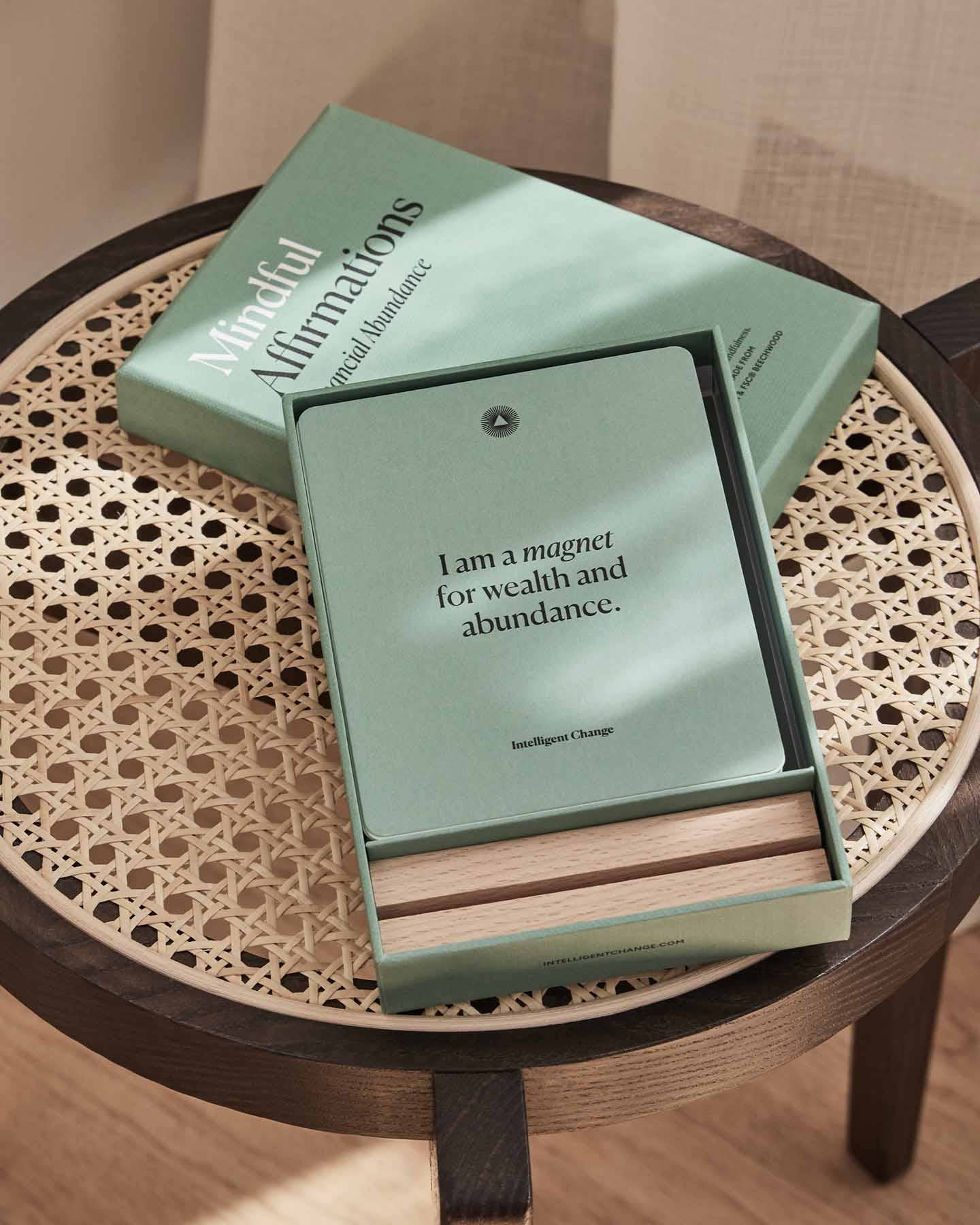 Mindful Affirmations Financial Abundance, Display Cards Gift