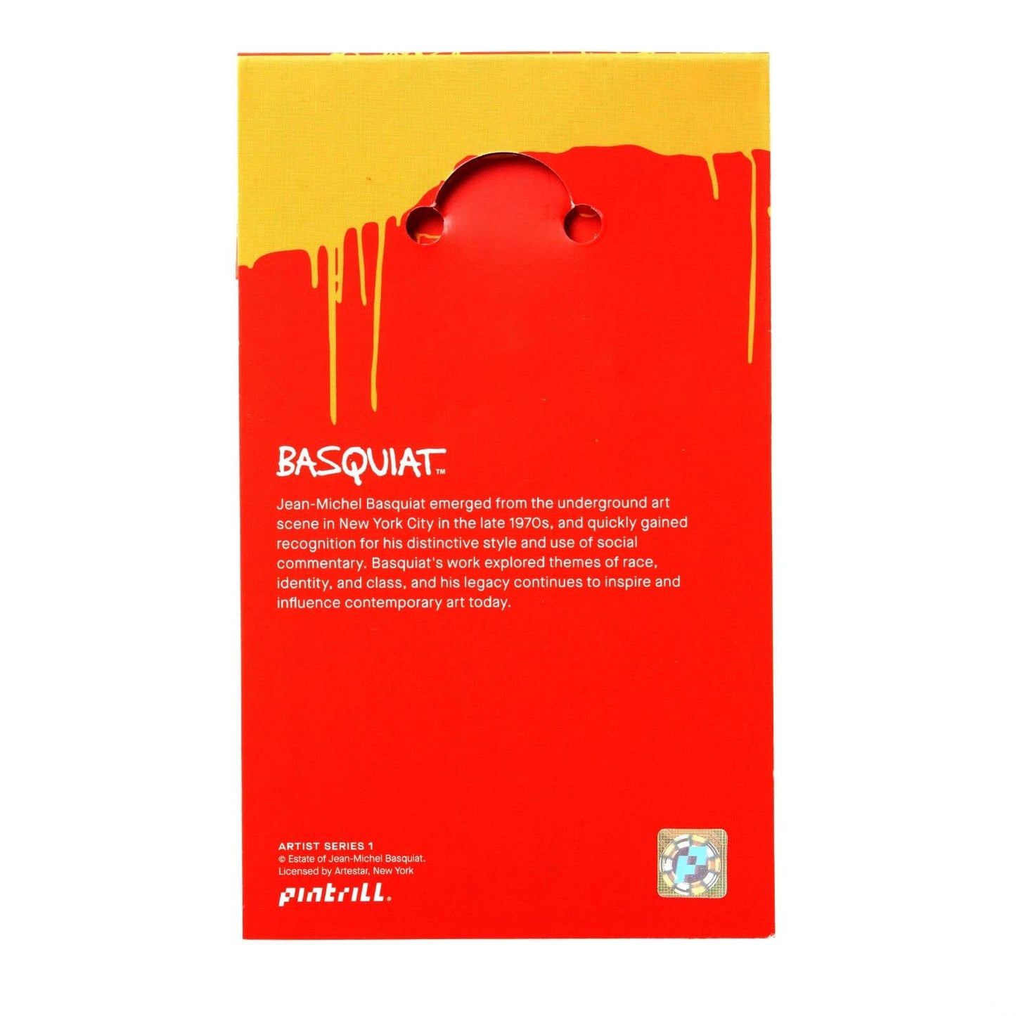 Yellow Crown Keyclip - Basquiat - PINTRILL