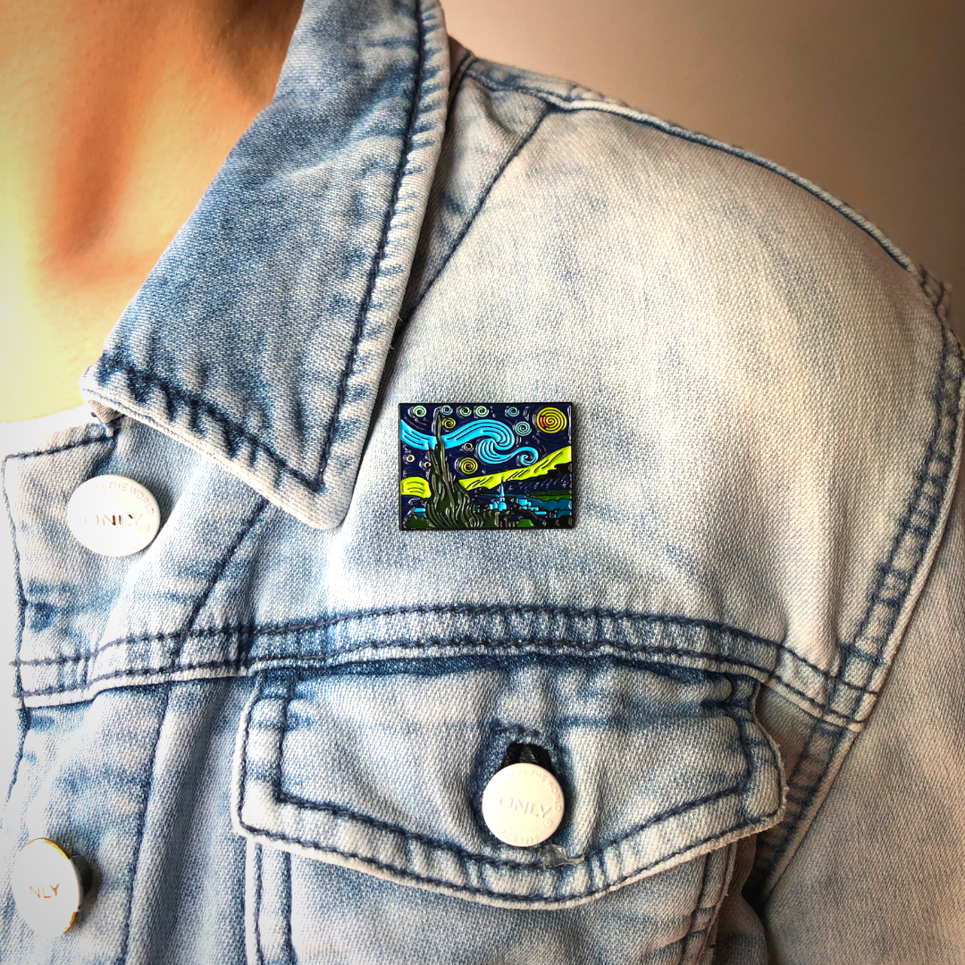 Pin - Starry Night - Van Gogh