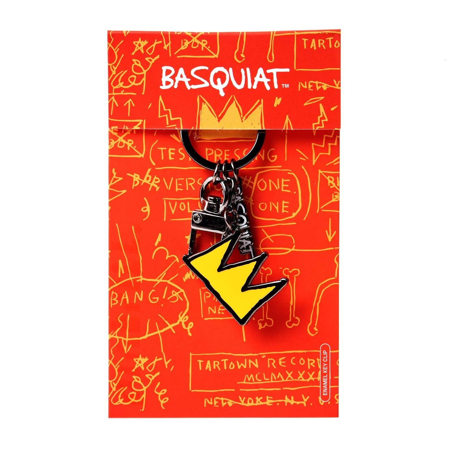 Yellow Crown Keyclip - Basquiat - PINTRILL