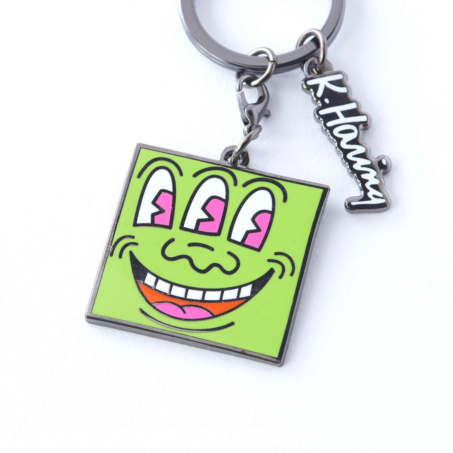 Three Eyed Monster Keyclip - Keith Haring Pintrill