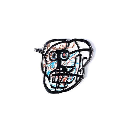 Skull Pin - JEAN-MICHEL BASQUIAT - PINTRILL