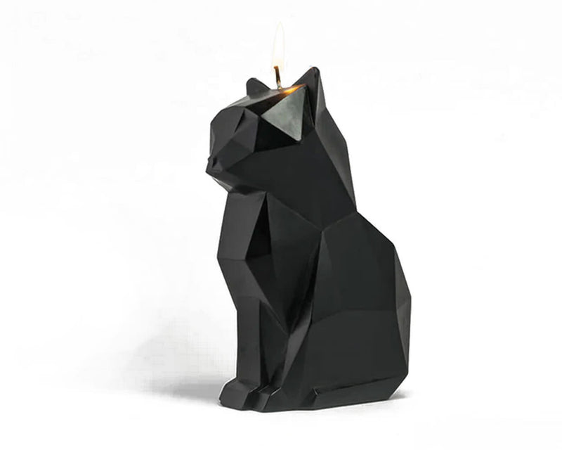 pyropet kisa cat candle - black