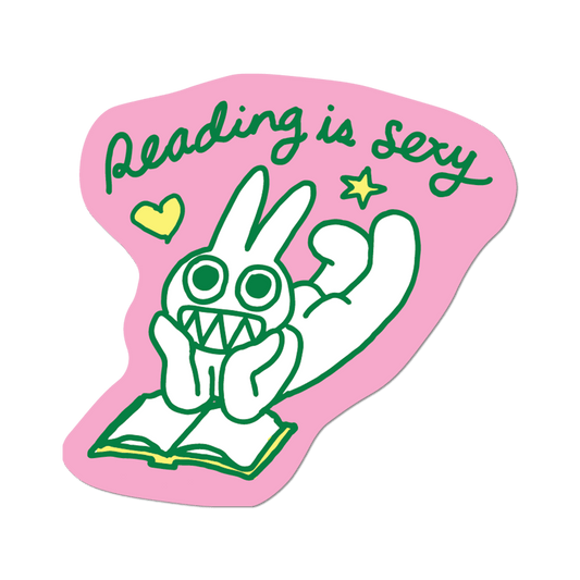 Reading is Sexy by Apply - Die-Cut Sticker (Bookish)