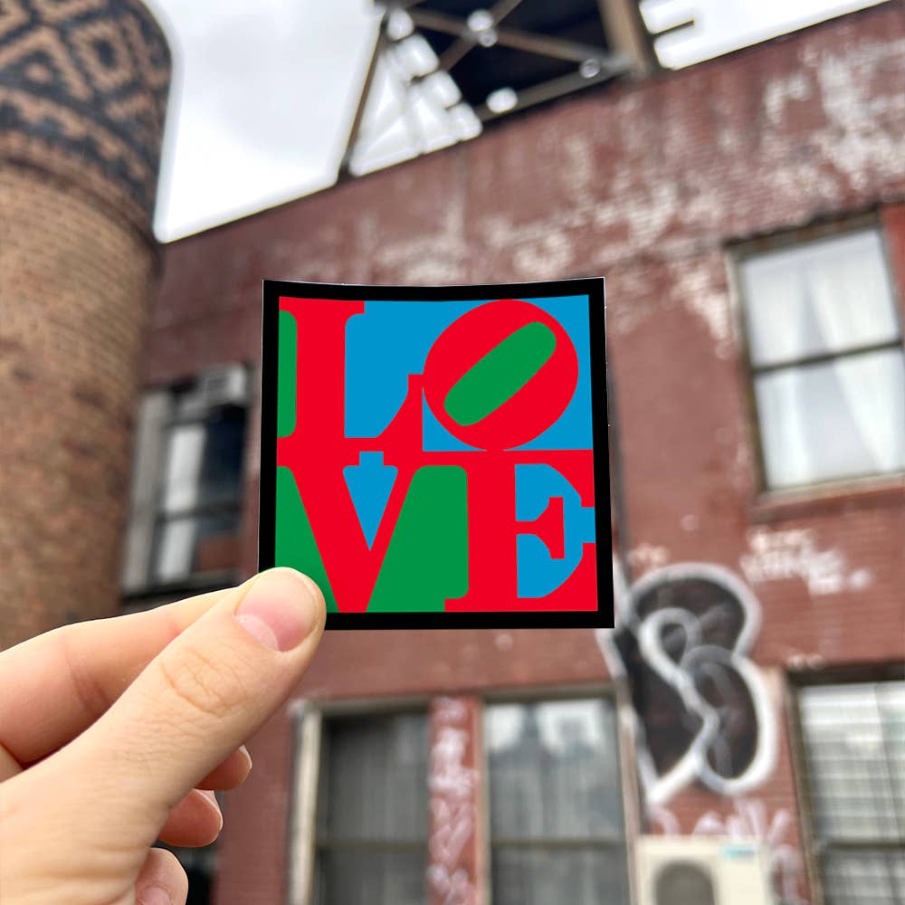 LOVE by Robert Indiana - Die-Cut Sticker (Valentines)