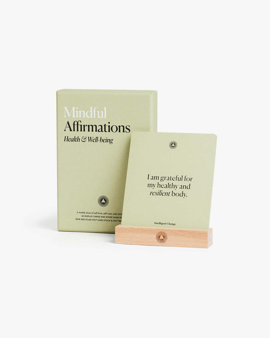 Mindful Affirmations Health & Wellbeing, Display Cards Gift