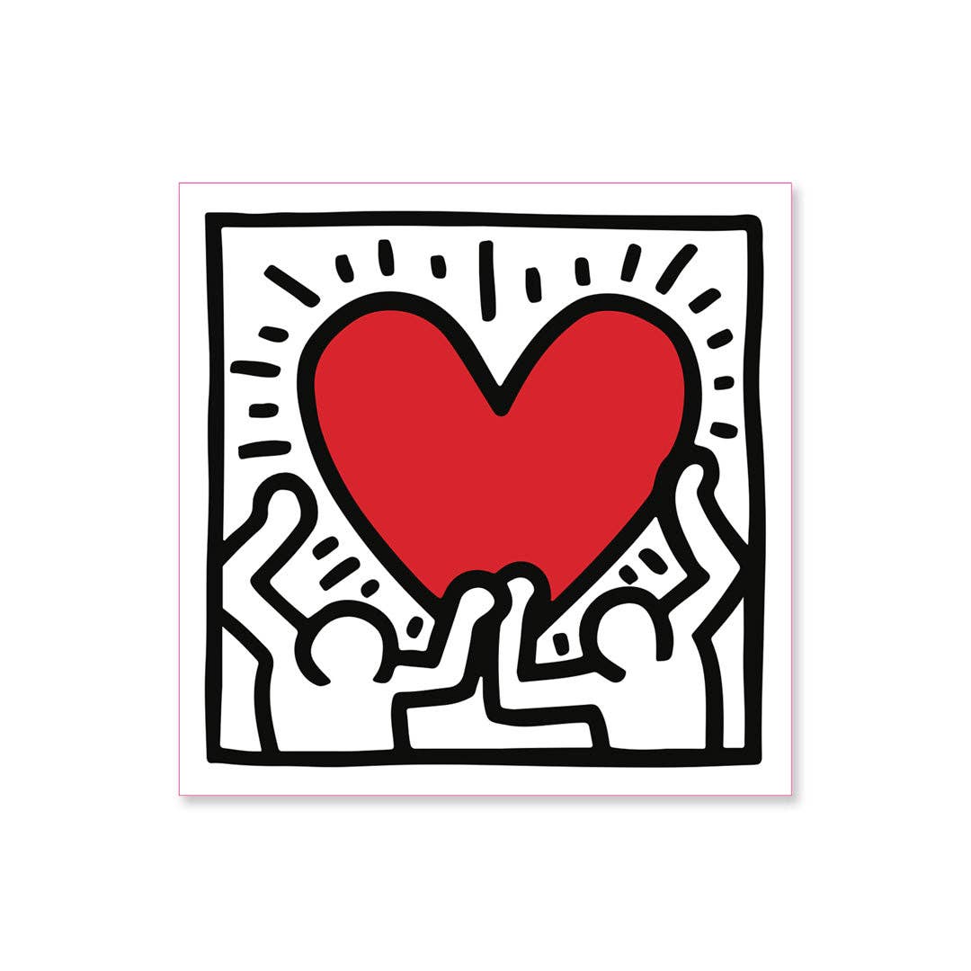 Holding Heart Magnet Square