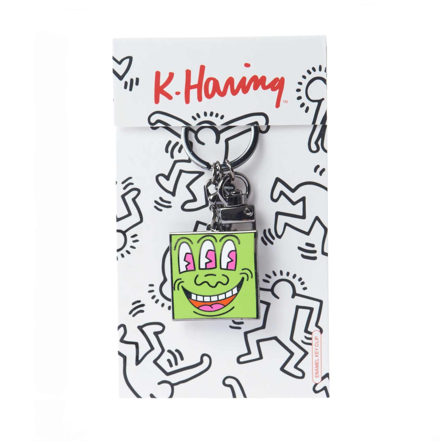 Three Eyed Monster Keyclip - Keith Haring Pintrill
