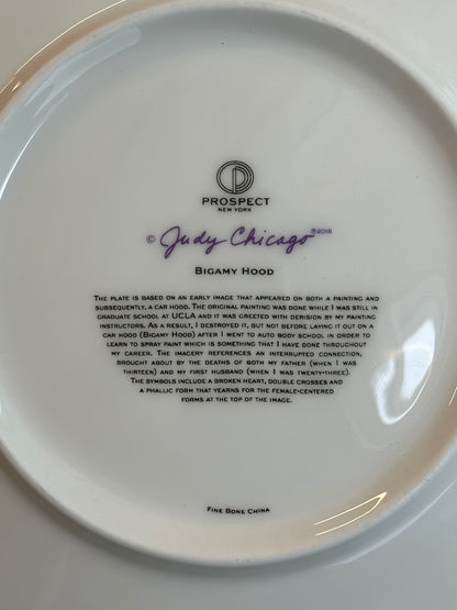 Bigamy Hood Plate - Judy Chicago (2020)