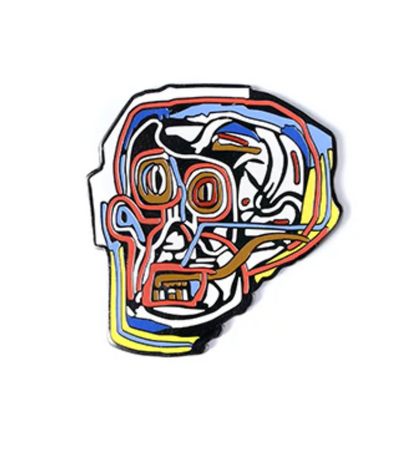 PINTRILL - JEAN-MICHEL BASQUIAT - Mask Pin