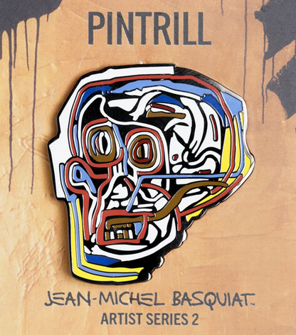 PINTRILL - JEAN-MICHEL BASQUIAT - Mask Pin